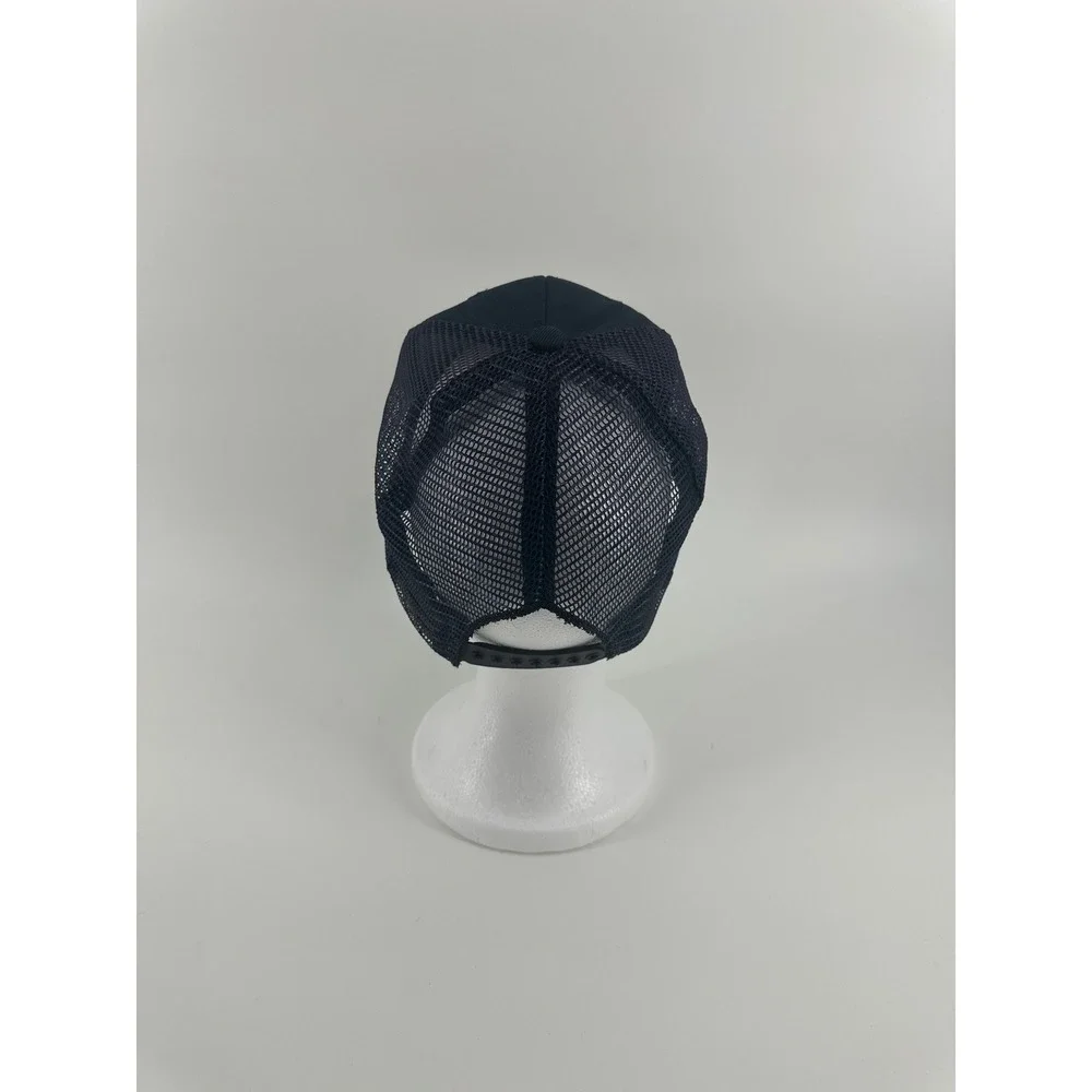 Vintage New Era USS Hector AR-7 Trucker Hat Navy Blue Snapback Made in‎ USA